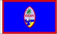 Guam Hand Waving Flags